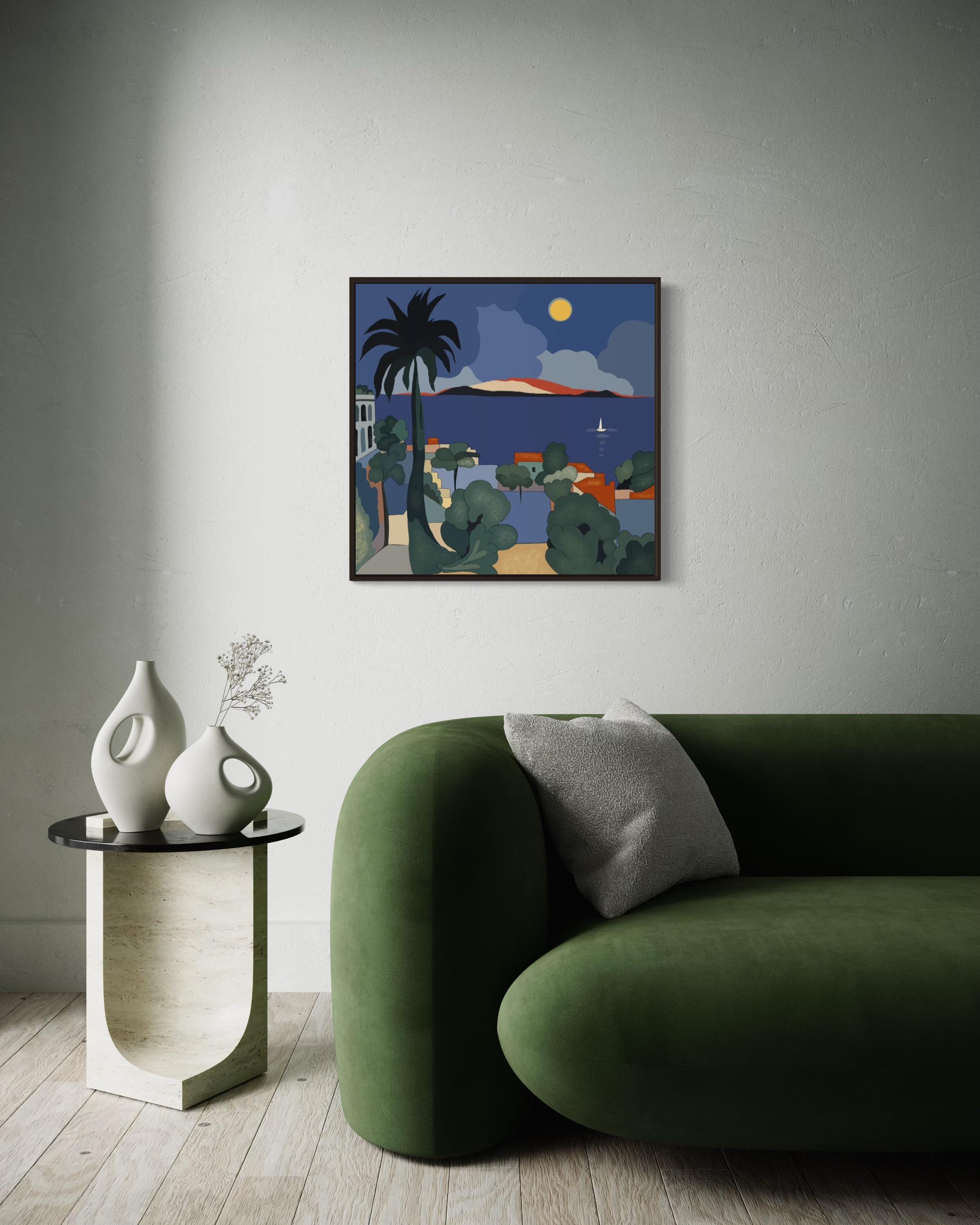 Seascape , 70x70cm, print on canvas
Edition 20 pcs.