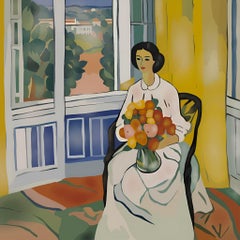 Bouquet for your beloved, 70x70cm, print on canvas.Edition 20 pcs.