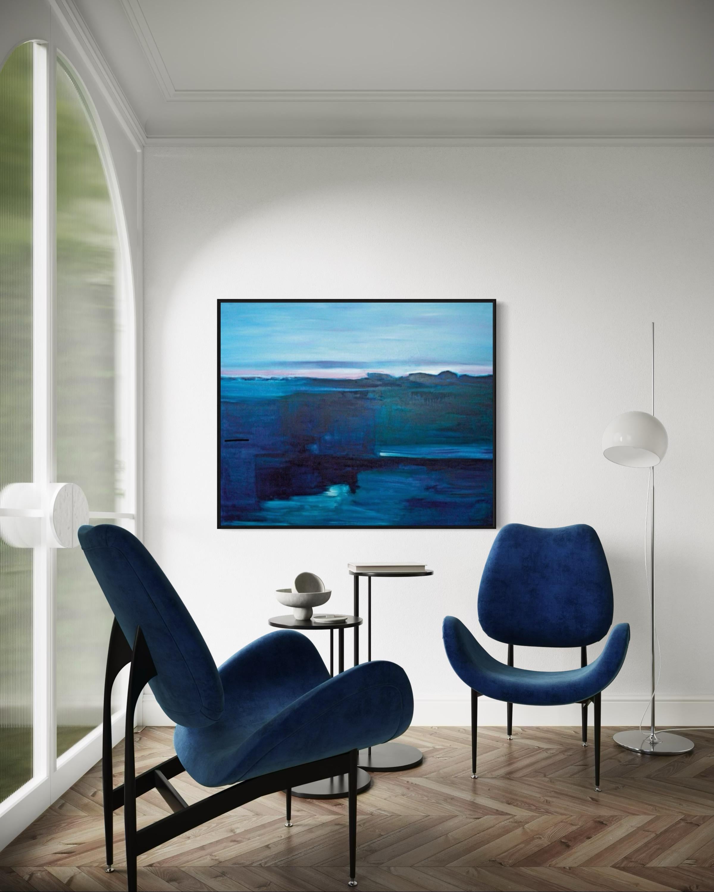 Sea, 100x120 cm, oil, canvas For Sale 1