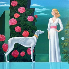 Full Moon, 80x80cm, oil on canvas