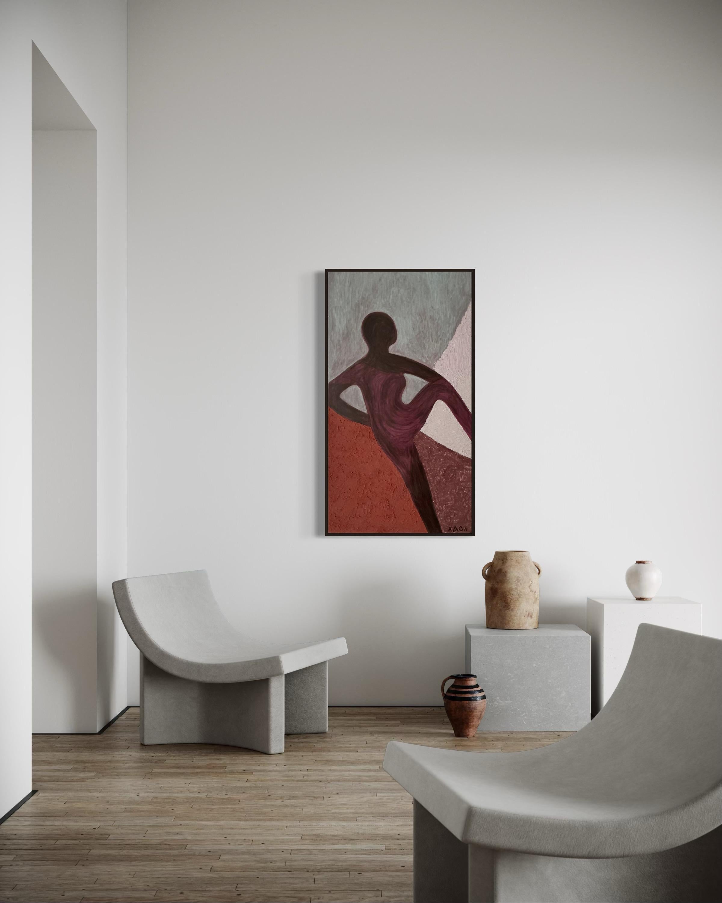 The Elusive Light. 120x65 cm. Acrylic on canvas/ Texture paste For Sale 5