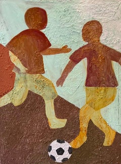 Friends forever. 120x85 cm. Acrylic on canvas/ Texture paste