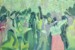 Fireworks, 70x100 cm, oil/canvas