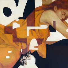 Sleeping , 100x100cm, acrylique sur toile