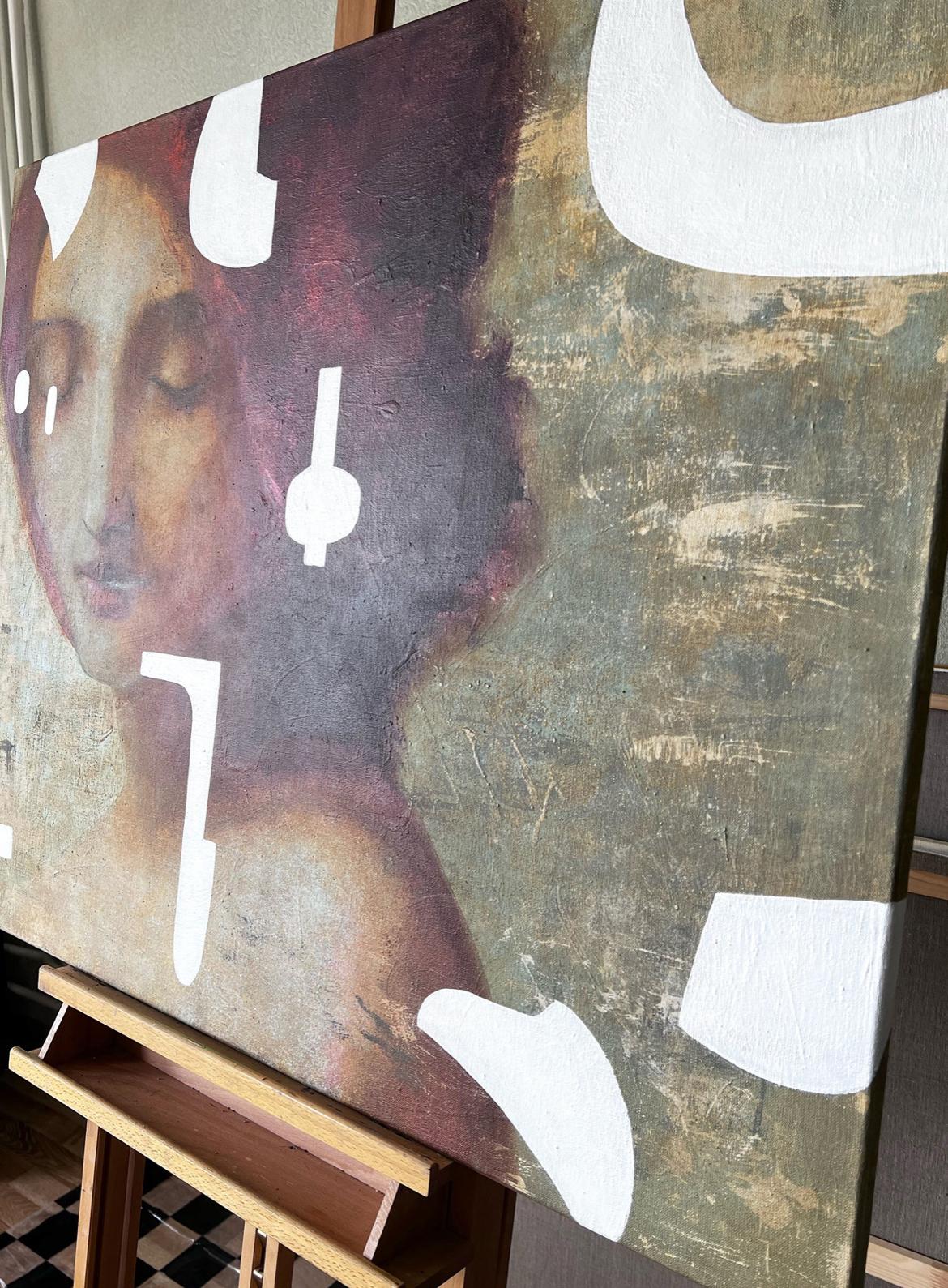 Gestern. 80x100cm, Acryl auf Leinwand im Angebot 2