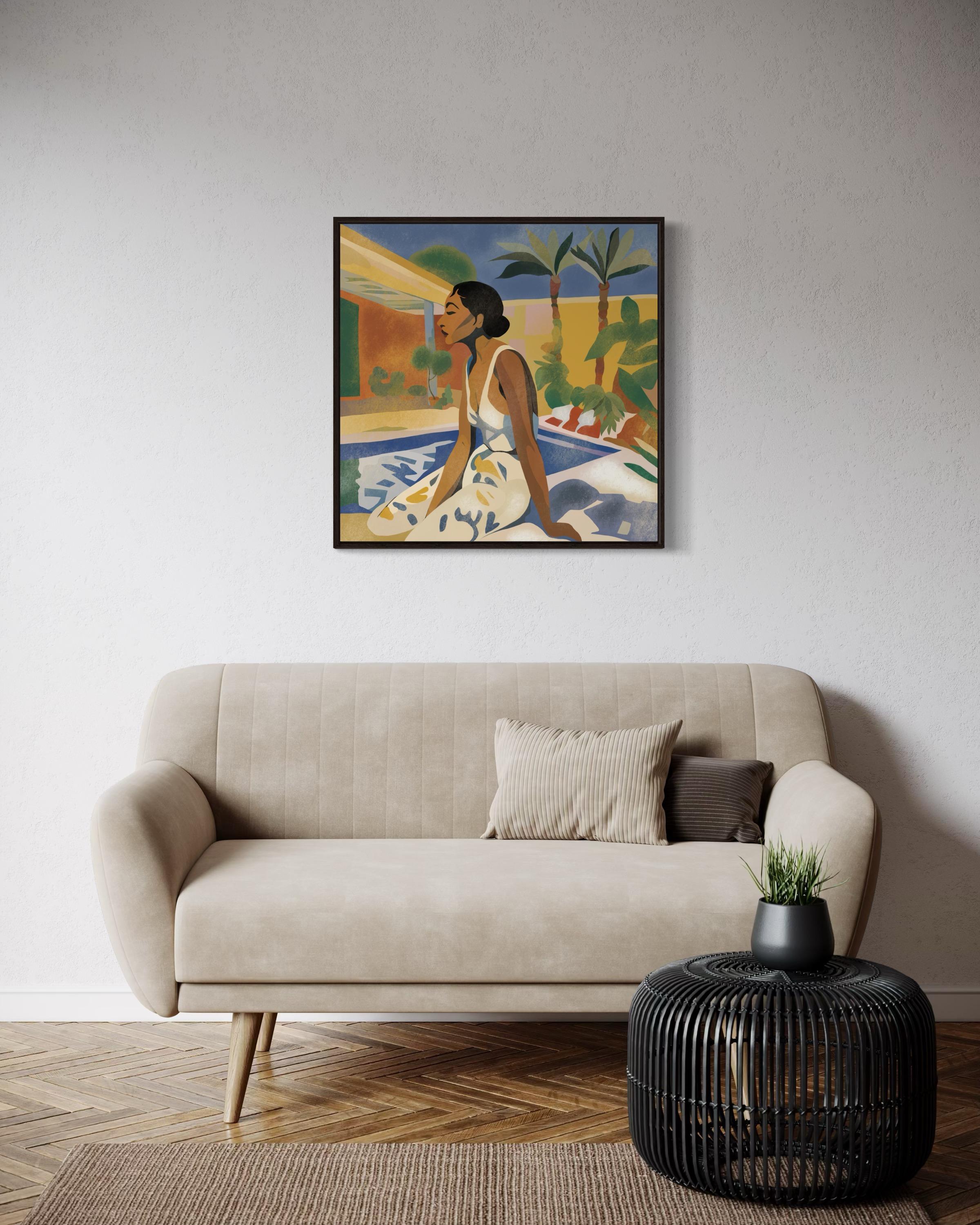 70x70cm, Druck auf Leinwand
Auflage 20 Stück.