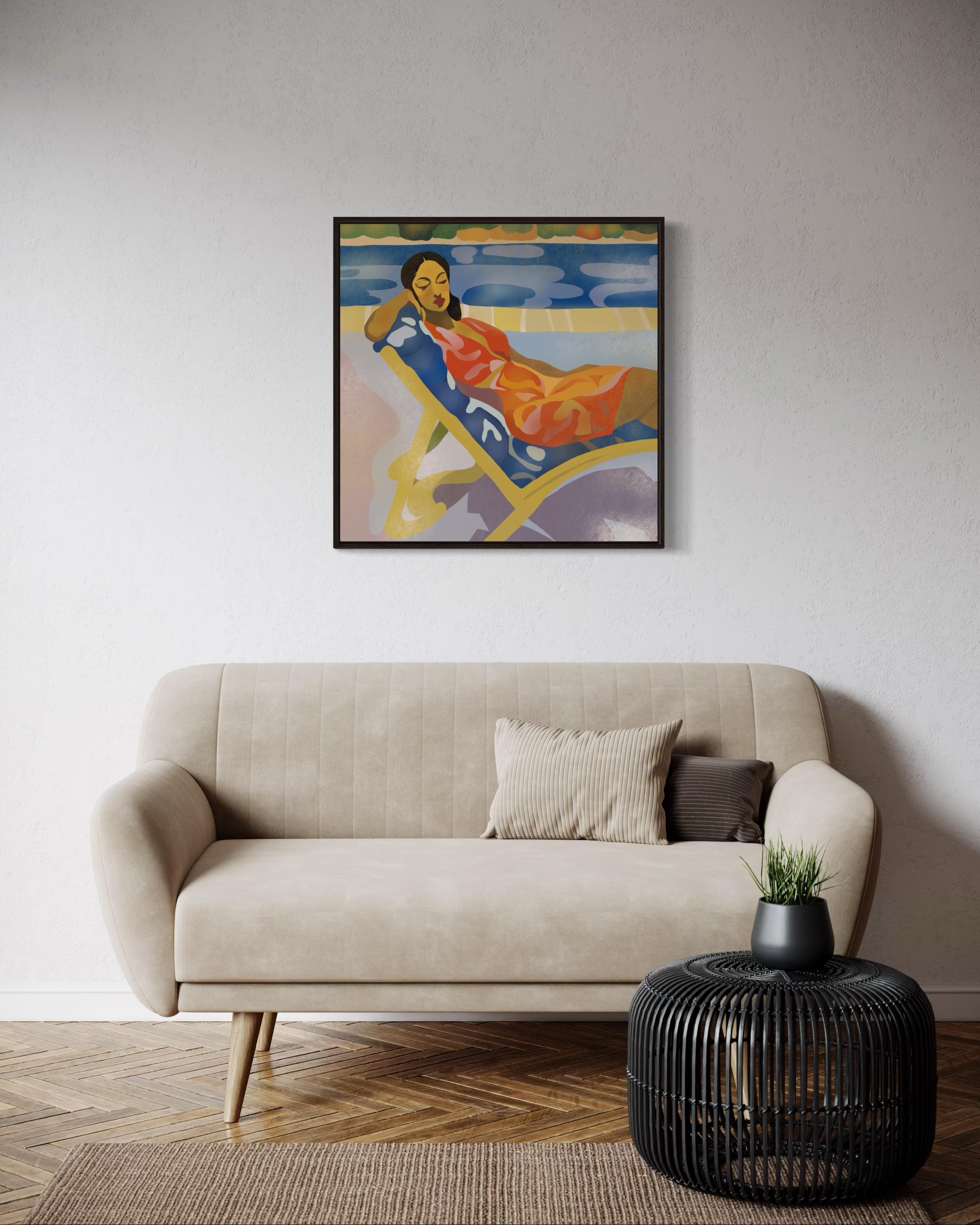 70x70cm, Druck auf Leinwand
Auflage 20 Stück.