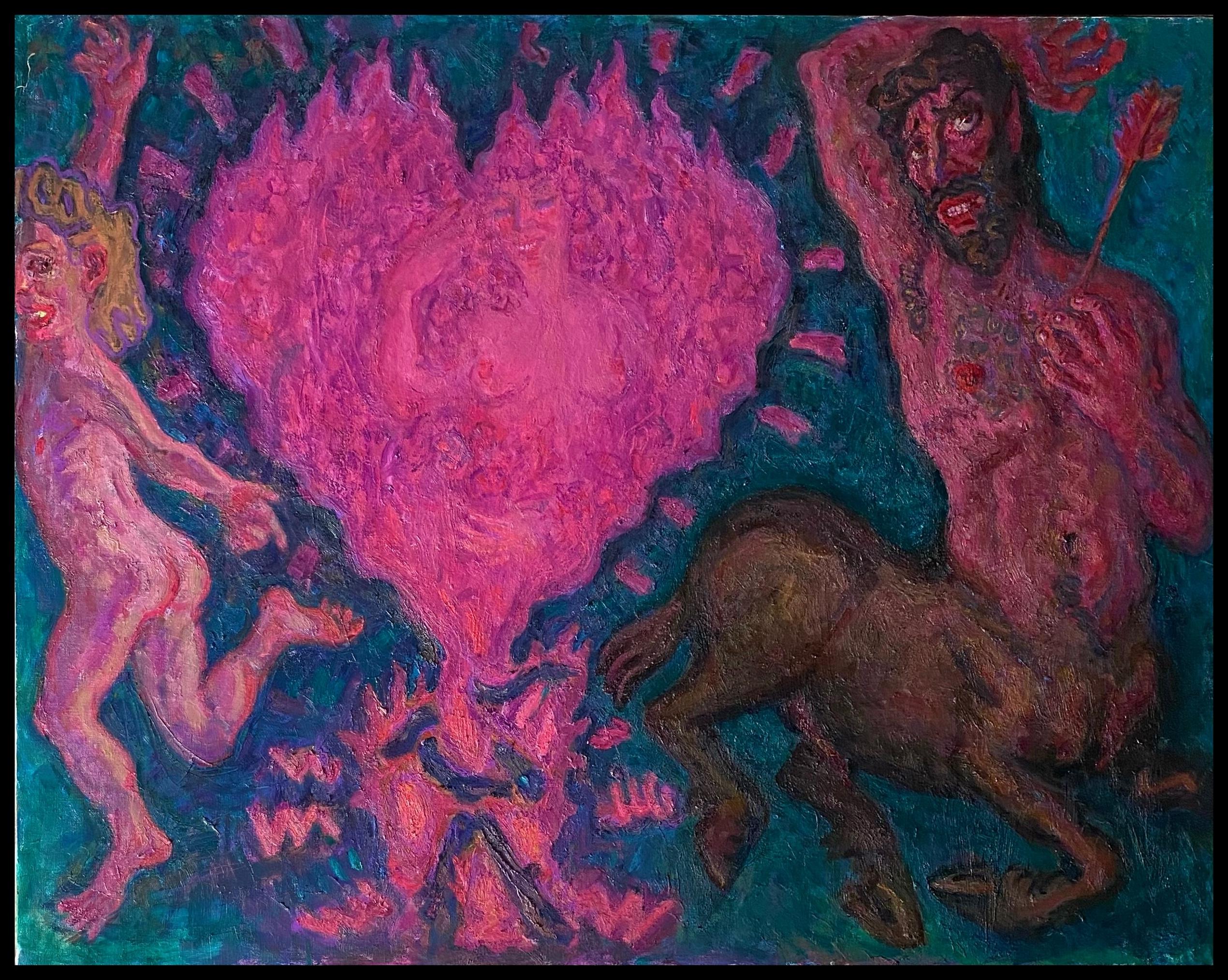 Cupid's Arrow, 90x120 cm, olio su tela