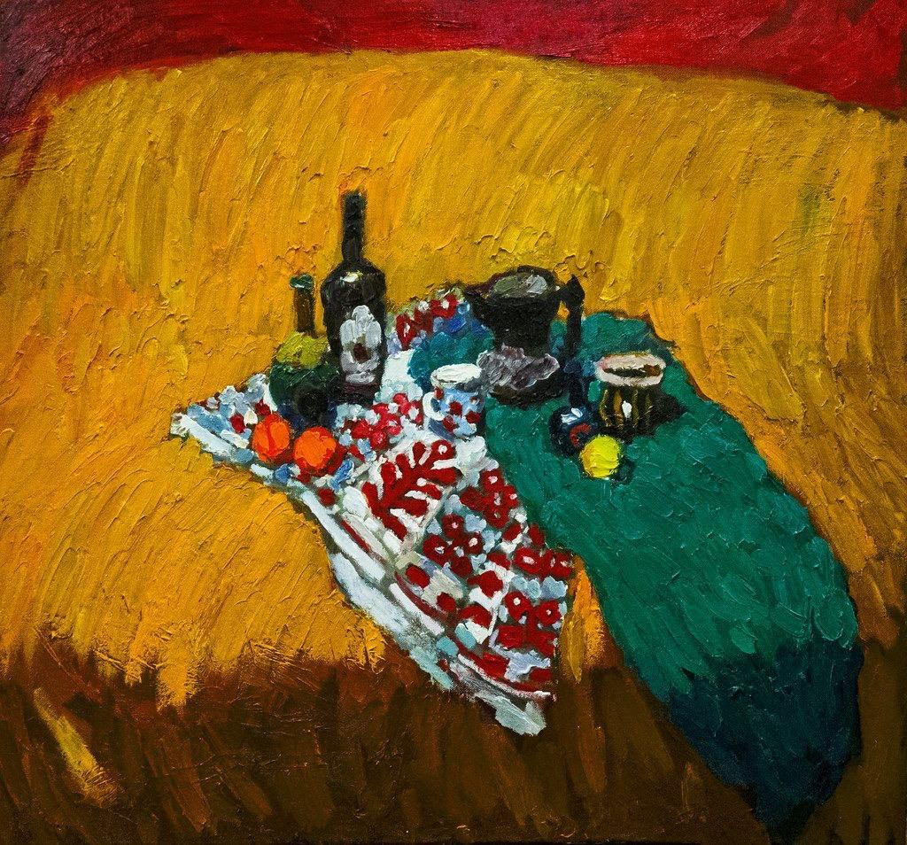 still life, 120x130 cm, oil on canvas