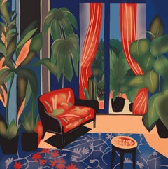 home garden , 70x70cm, print on canvas.Edition 20 pcs.