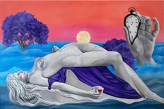 Jeder braucht mal Urlaub, 80x120cm, Öl auf Leinwand