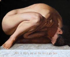 The Hell is empty and all the devils are here, 50x60cm, huile sur toile