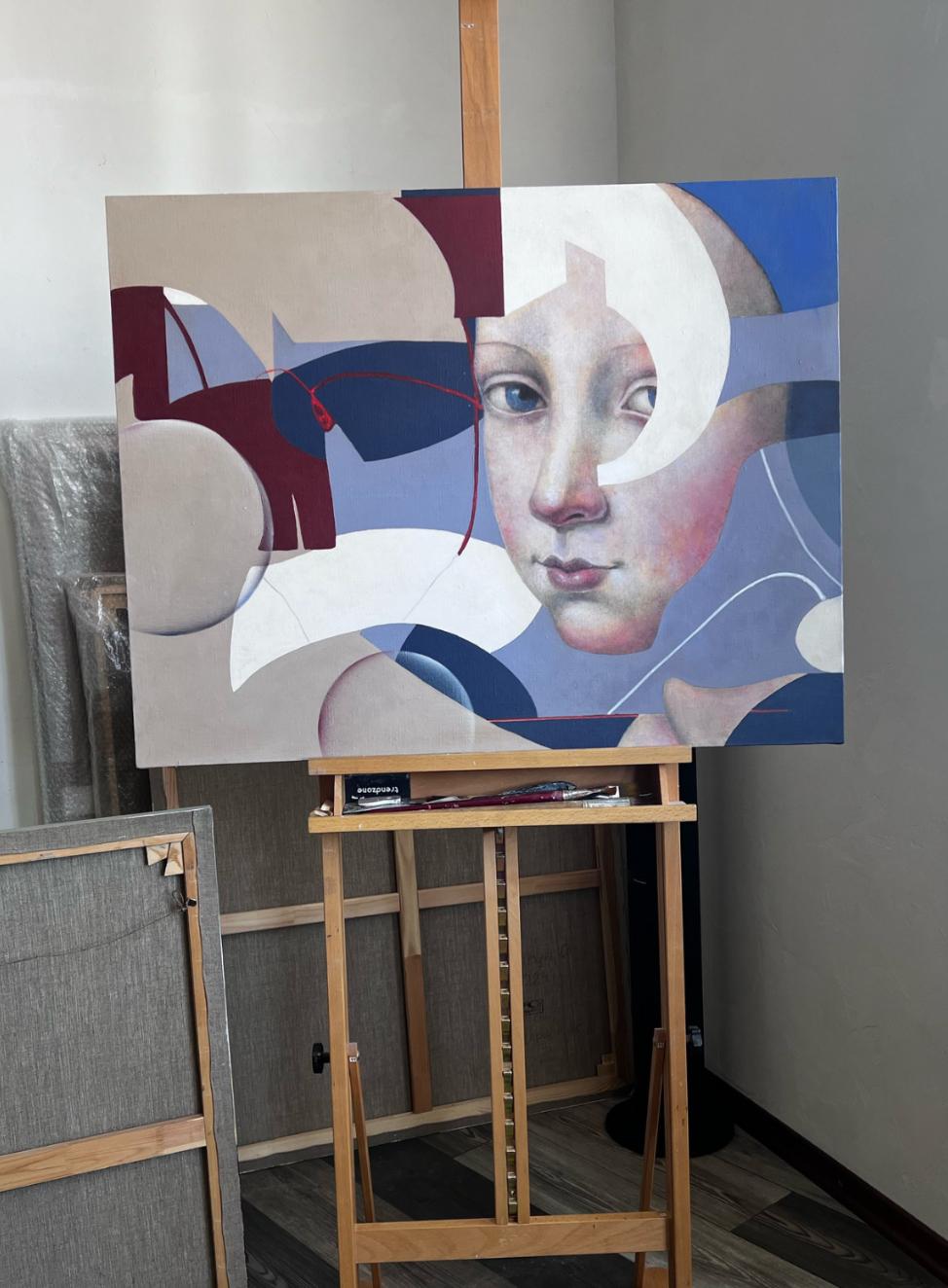 The Little Prince, 70x90cm, acrylic on canvas For Sale 1