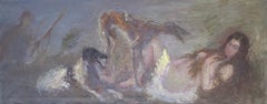 Rest,  50x140 cm, oil on canvas