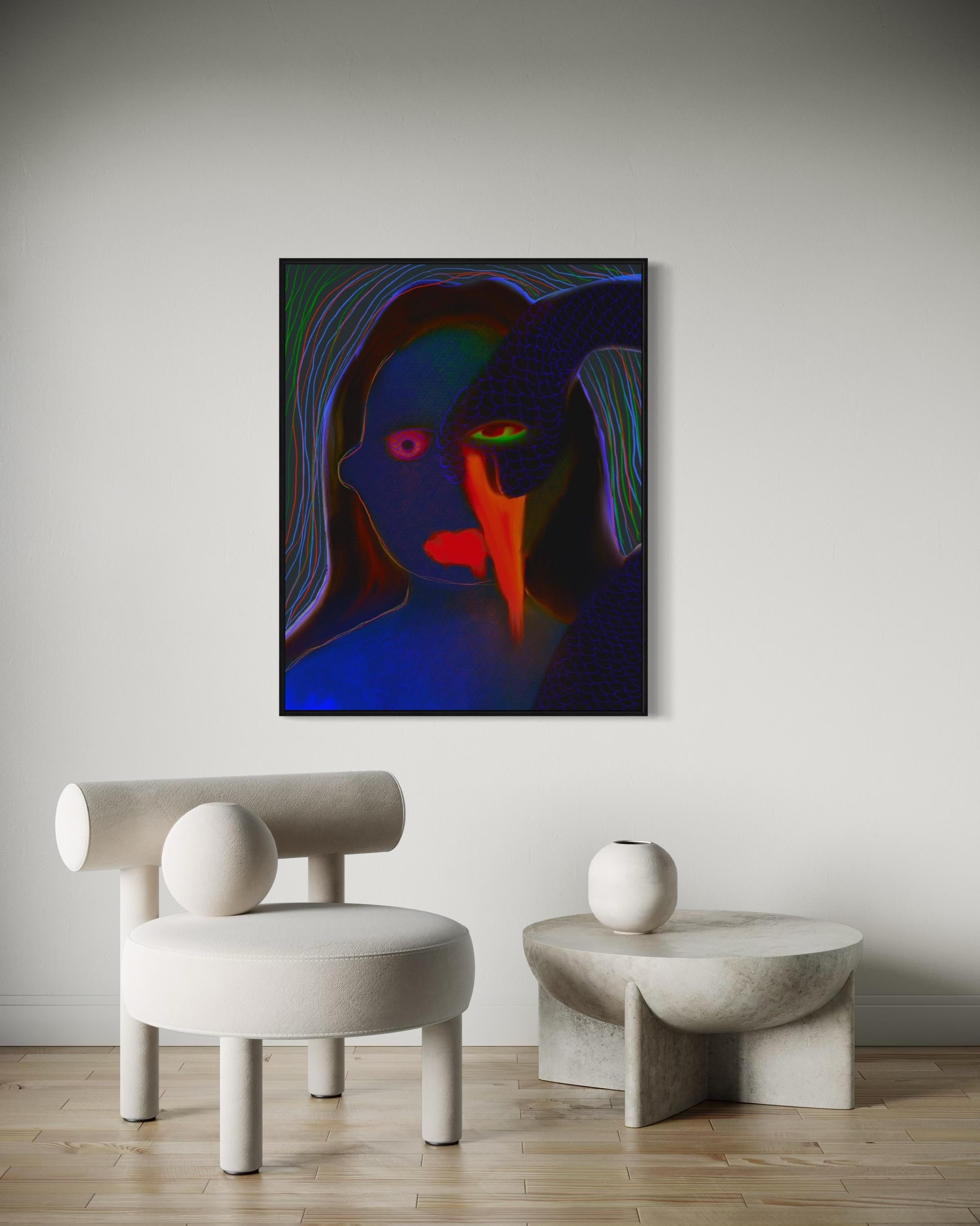 Taille : 110× 88 cm
Moyen : Art numérique, impression, toile