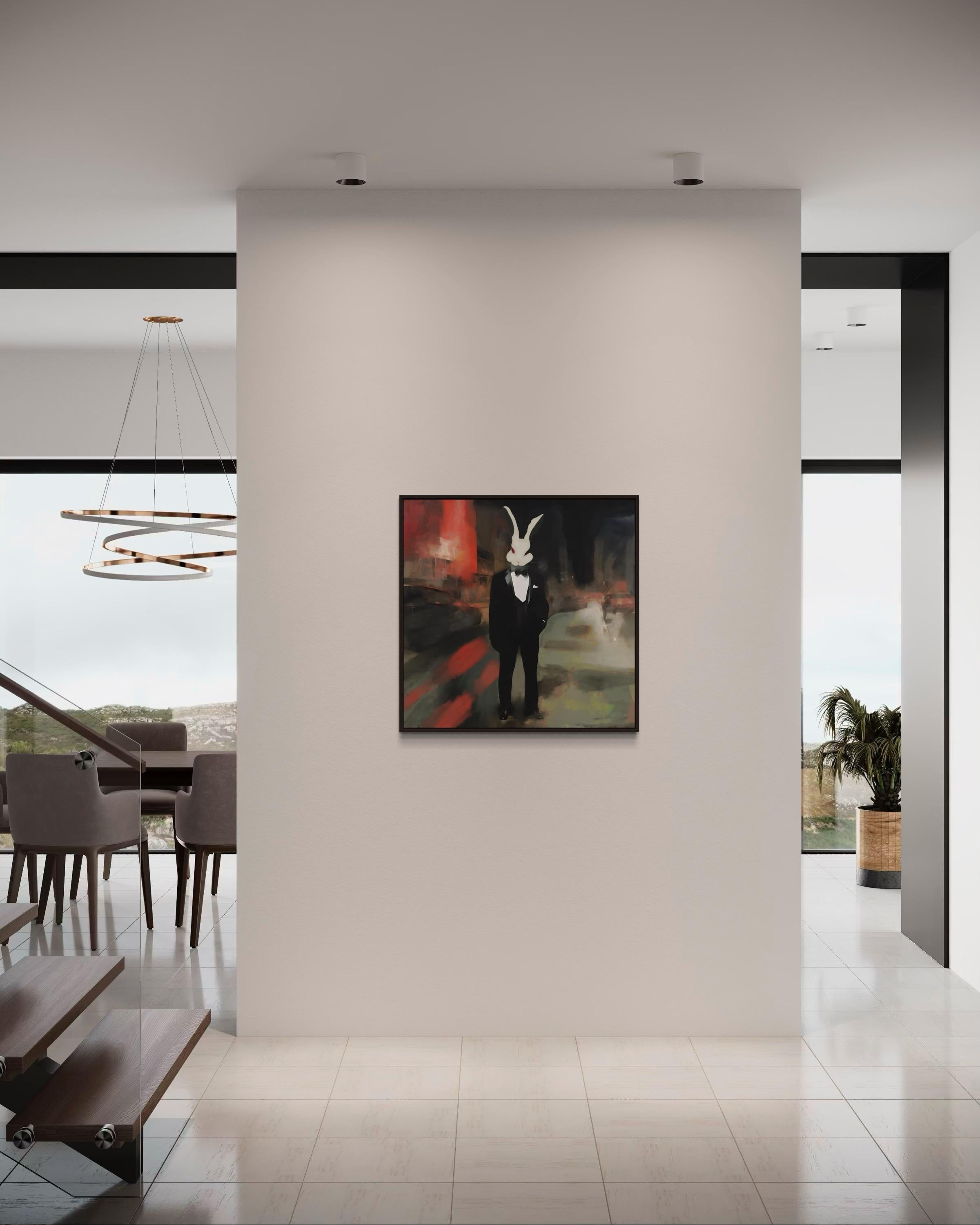 ¿Qué máscara llevas? 80x80cm, impresión sobre lienzo.Edición de 20 piezas en venta 2