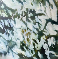 Tu changes dans le vent, 100x100cm, huile sur toile