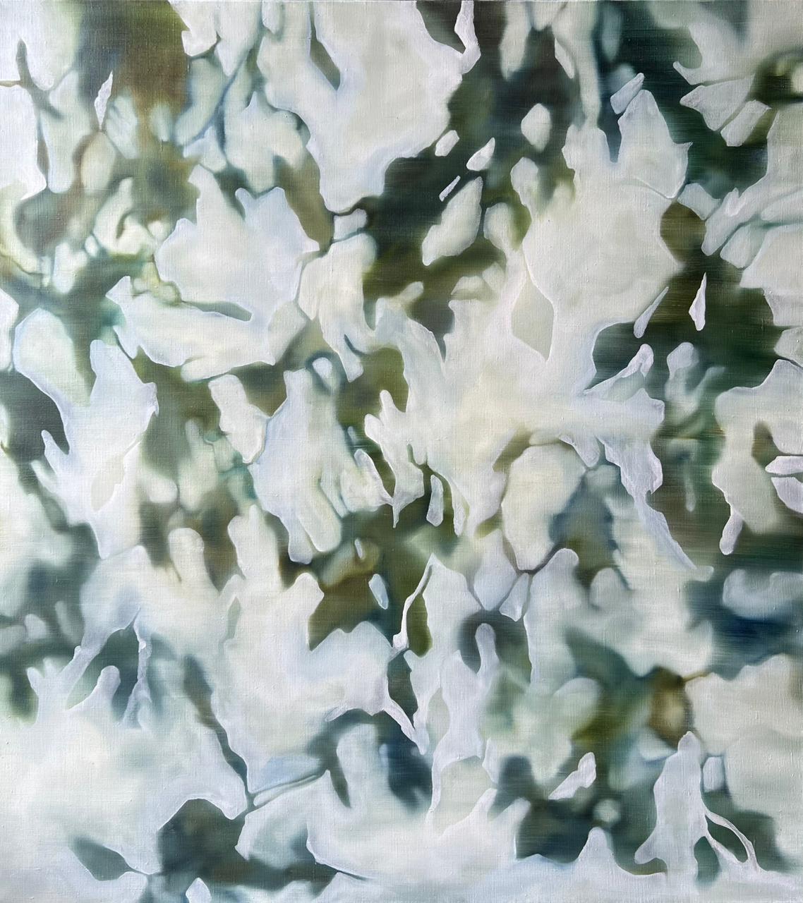 La fragilité des souvenirs, 100x90cm, huile sur toile - Painting de Inna Sumina