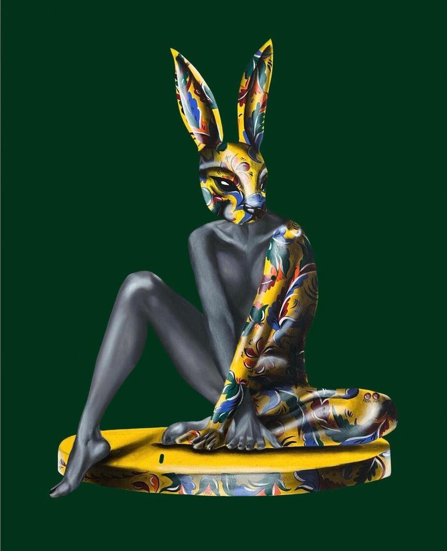 série "Les nommés", 100x80 cm, huile sur toile