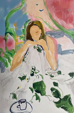 Daydream, 60x40cm, acrylic, pastel, canvas