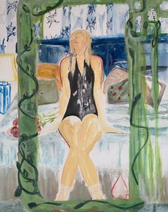To love and win it’s the best thing, 100x80cm, acrylic, pastel, canvas