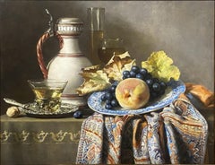 Still life with grapes , 50x65cm, oil on canvas