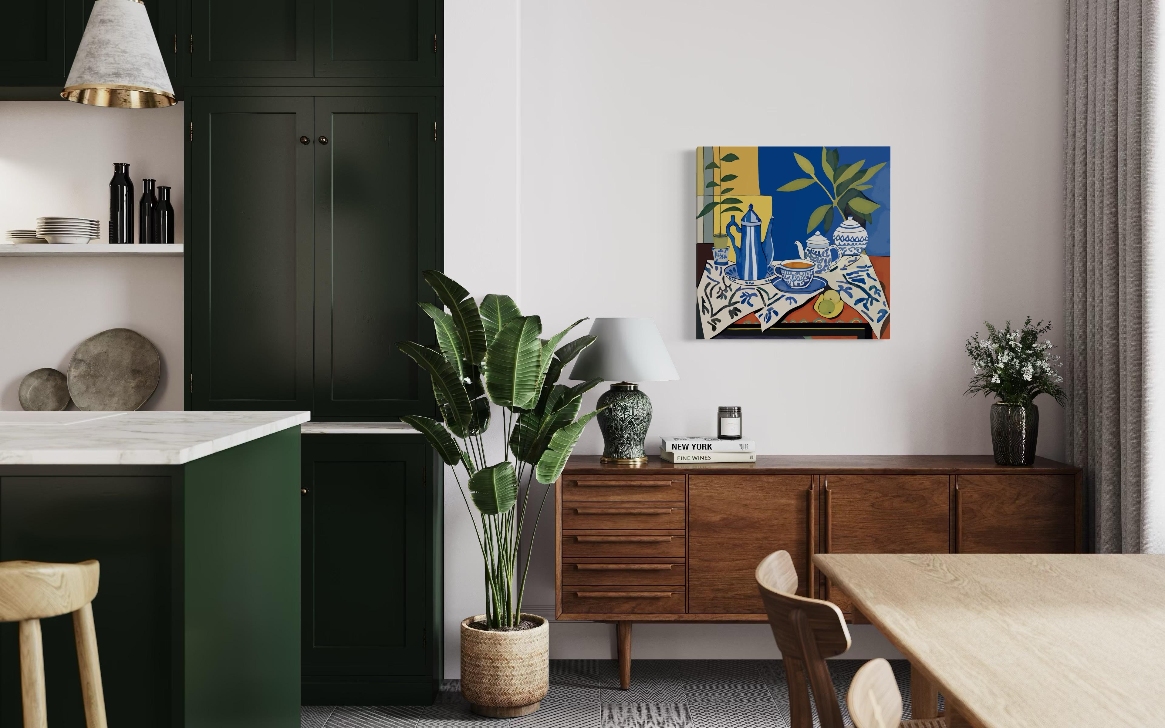 Morocco , 70x70cm, print on canvas.Edition 20 pcs. - Print by Nina Tsoriti