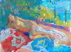 Repos de midi, 60x79 cm, huile sur toile