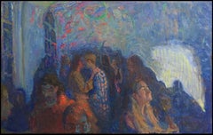 Fête, 60x90 cm, huile sur toile