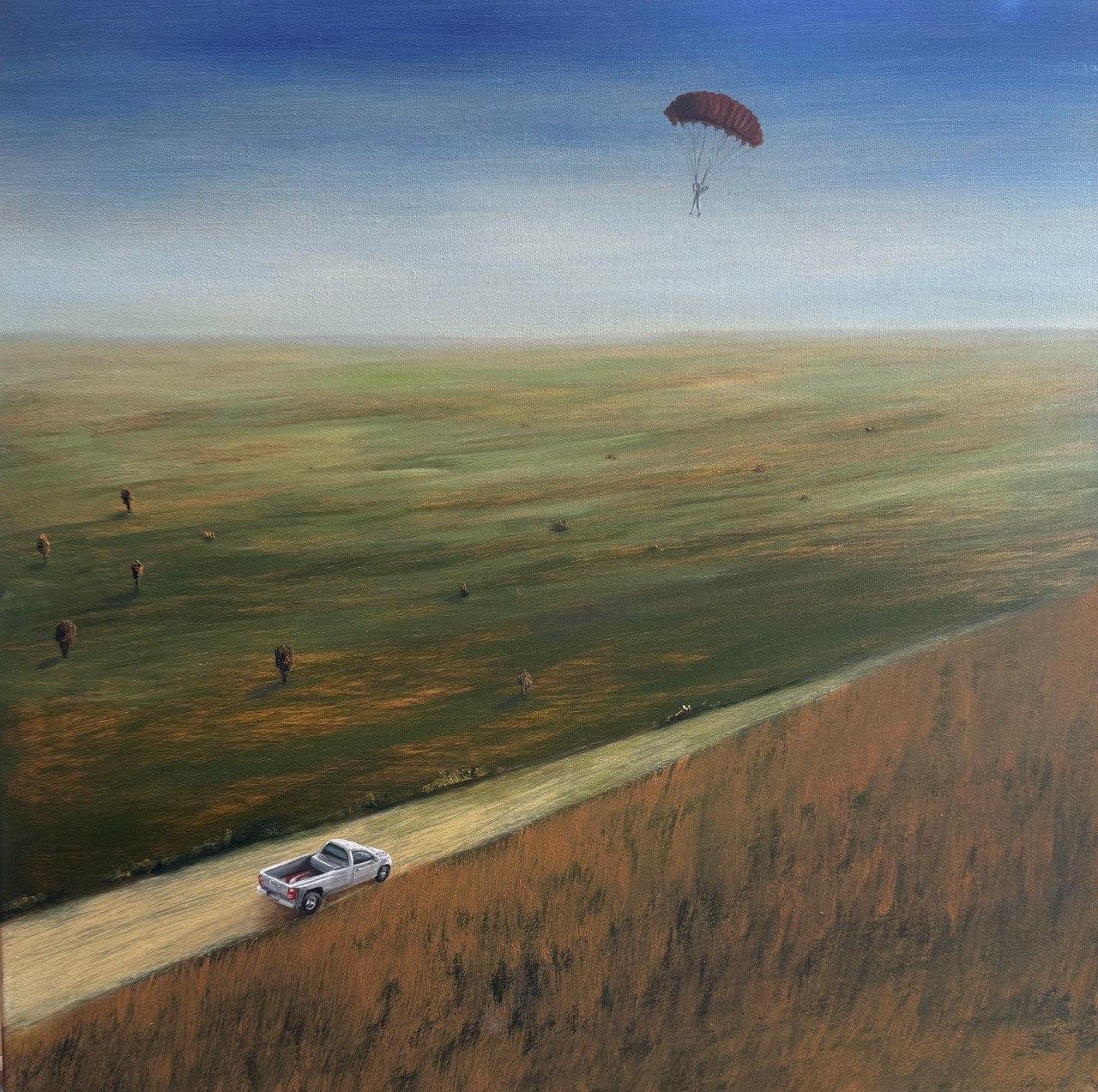 N210 , 50x50cm, Öl auf Leinwand – Art von Lana Bergh