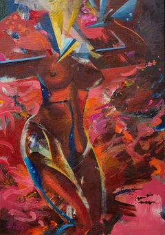 Pandora, 98x70cm, huile sur toile