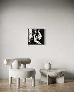 Smoking , 50x50cm, Druck auf Leinwand. Auflage 20 Teile.