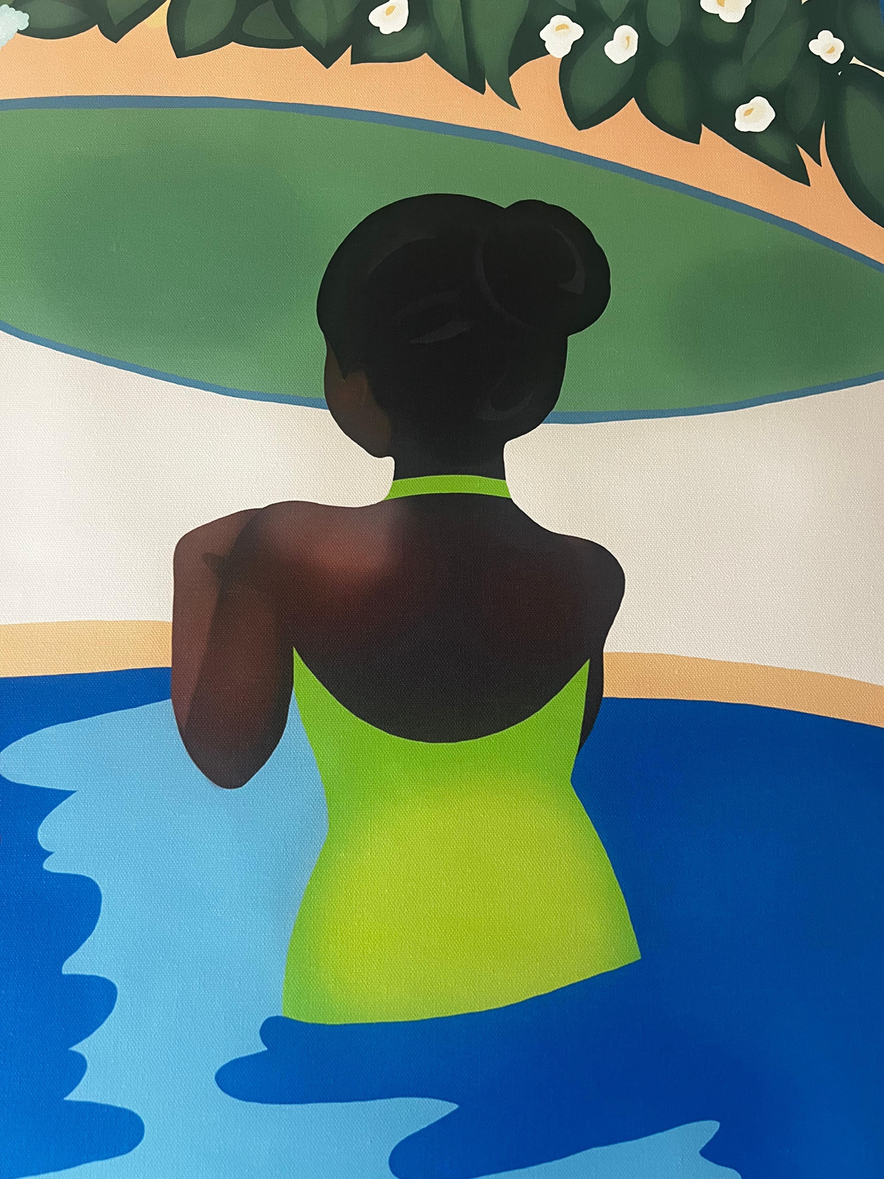sisterhood , 70x70cm, impression sur toile, édition 20 pcs. - Pop Art Art par Nina Tsoriti