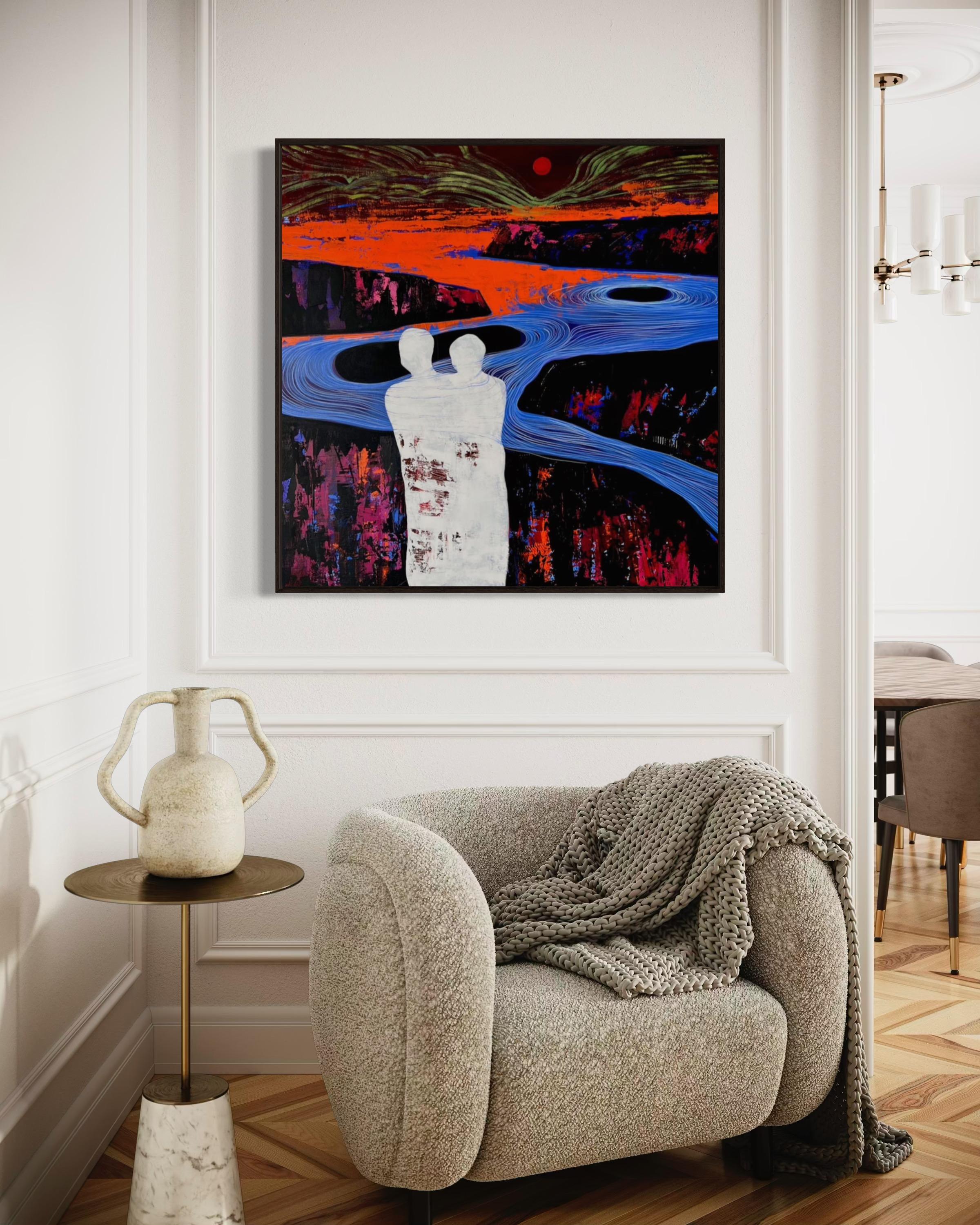The work is sold without a frame.