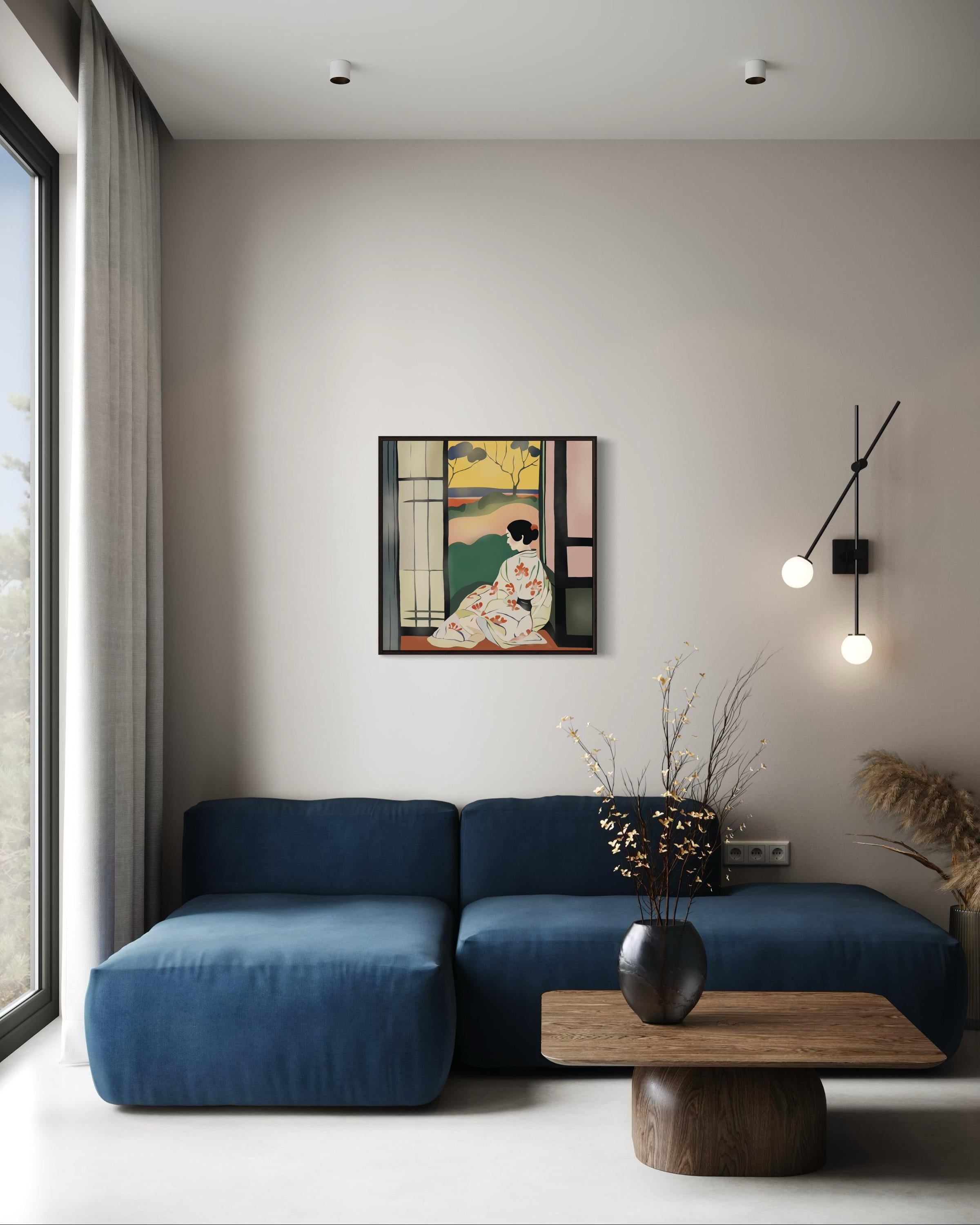 Beauté japonaise , 50x50cm, impression sur toile
Edition 20 pcs.