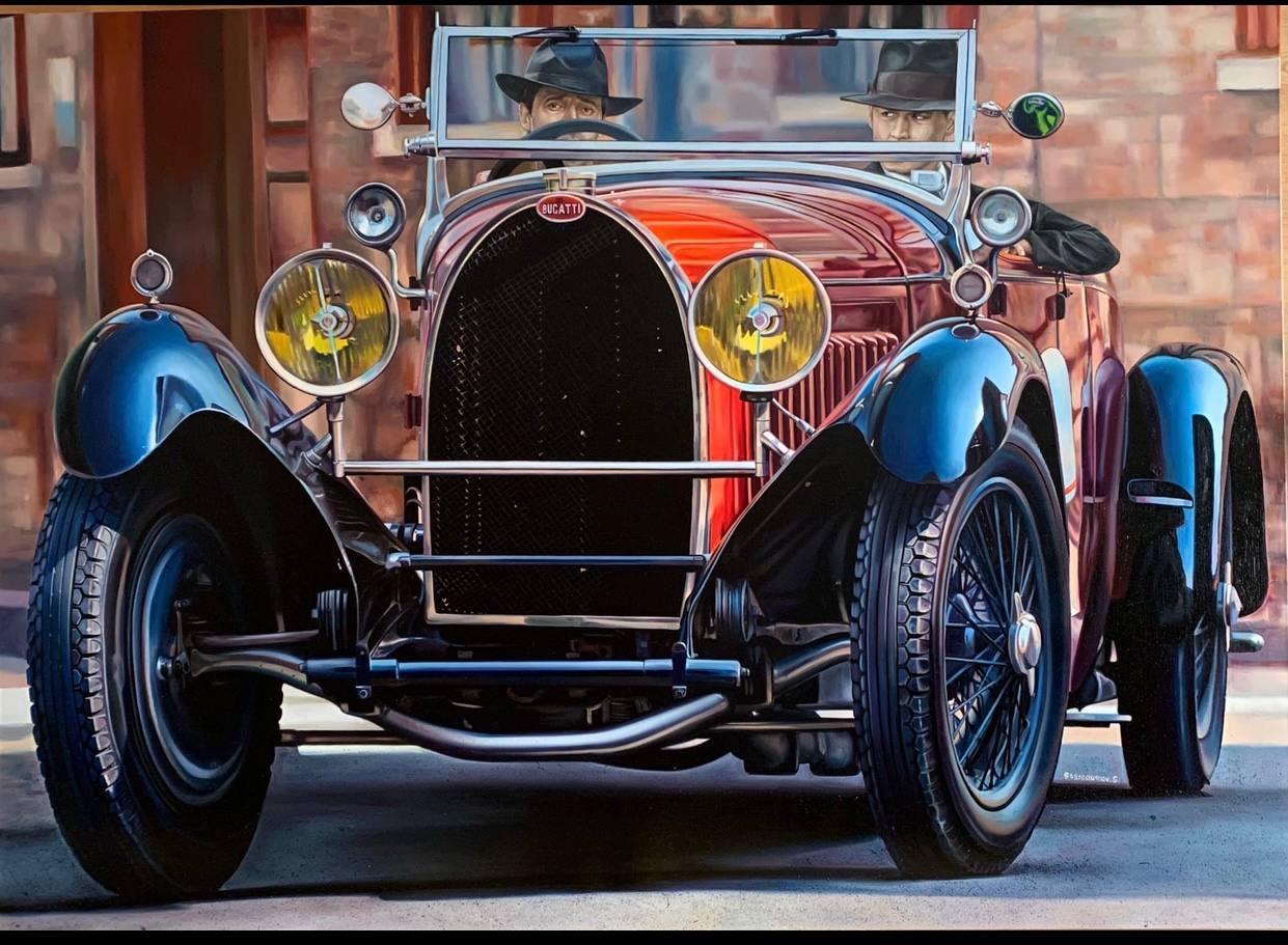 Car, 30x45cm, print on paper, Edition 10 pcs - Print by Sergei Starodumov