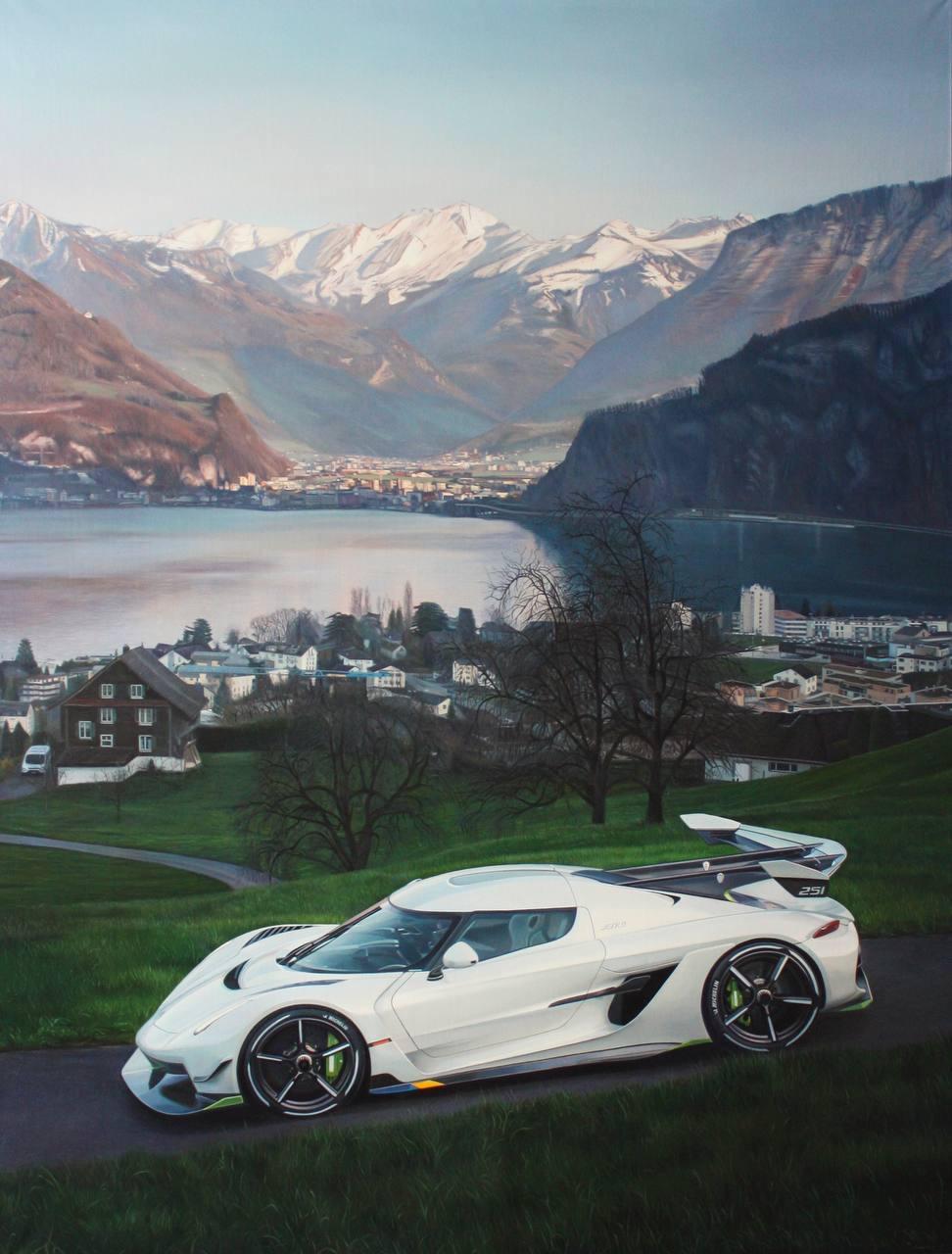 Car, 30x45cm, print on paper, Edition 10 pcs
