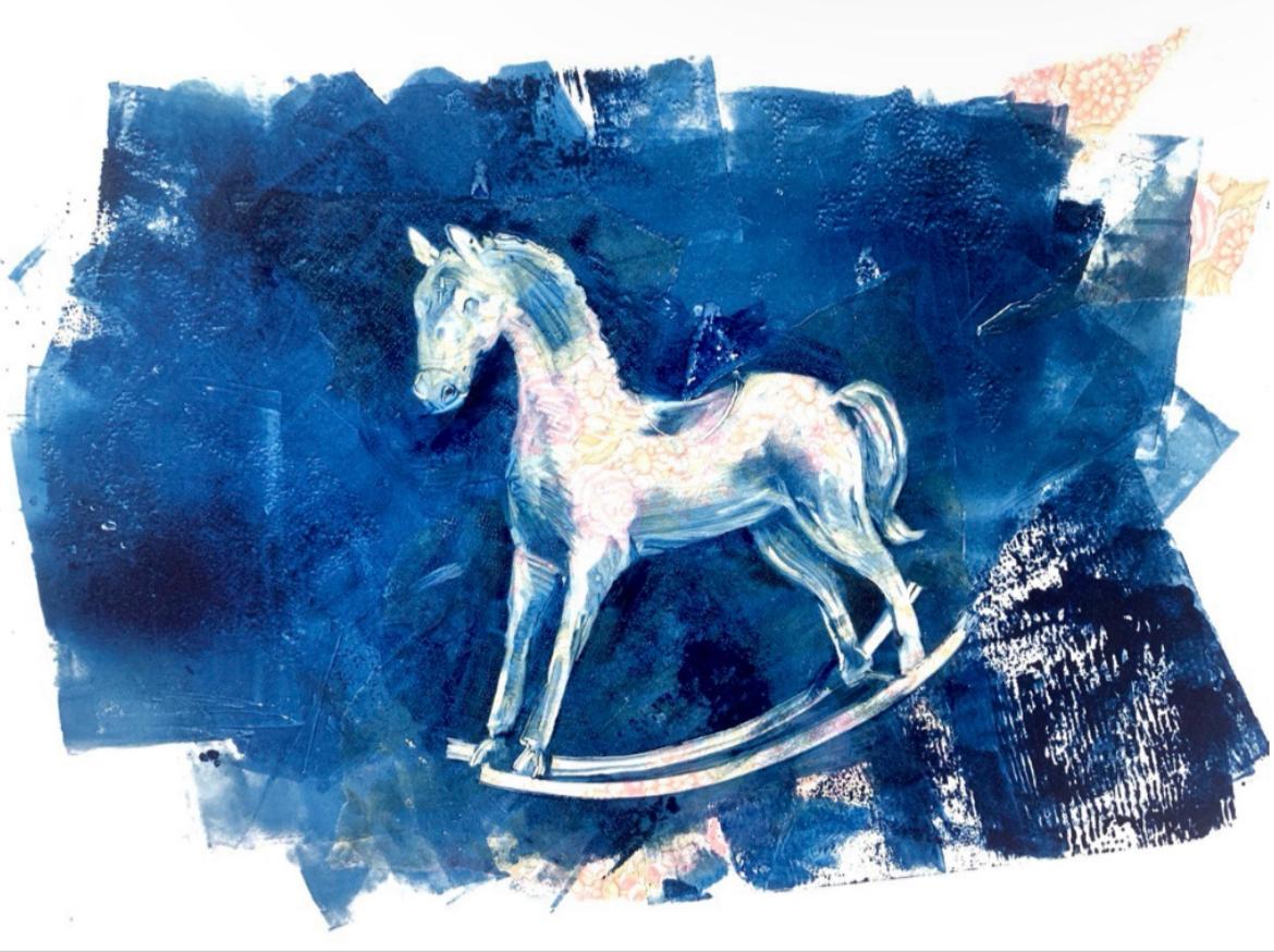 Cavallo, 24x35cm, monotipo/carta