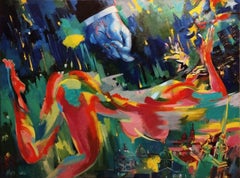L'expulsion de Danaé, 148x200 cm, huile sur toile