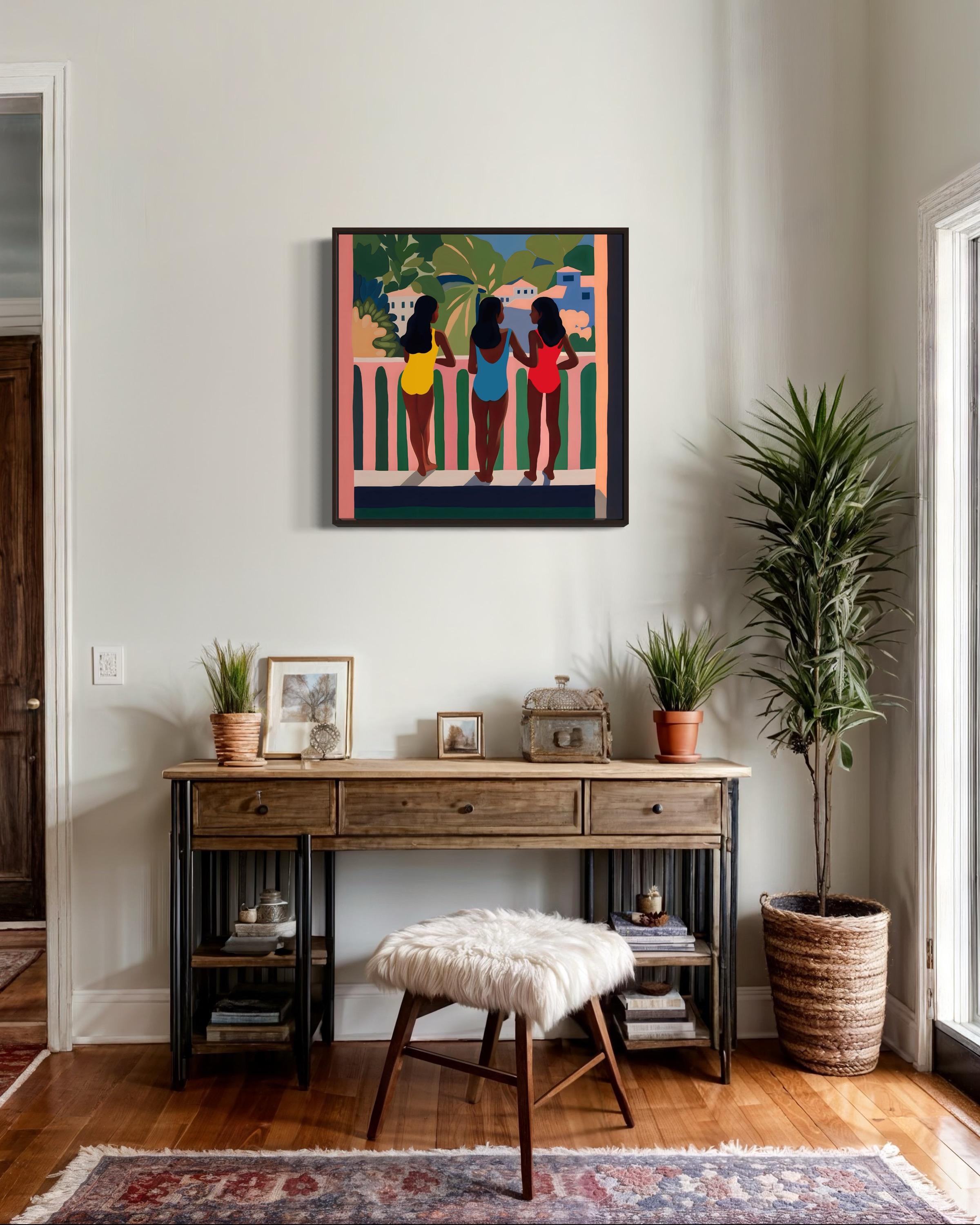 sisterhood , 70x70cm, print on canvas.Edition 20 pcs. For Sale 1