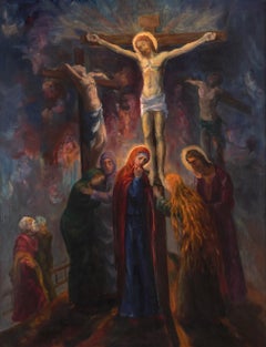 Crucifixion, 130x100 cm, oil on canvas