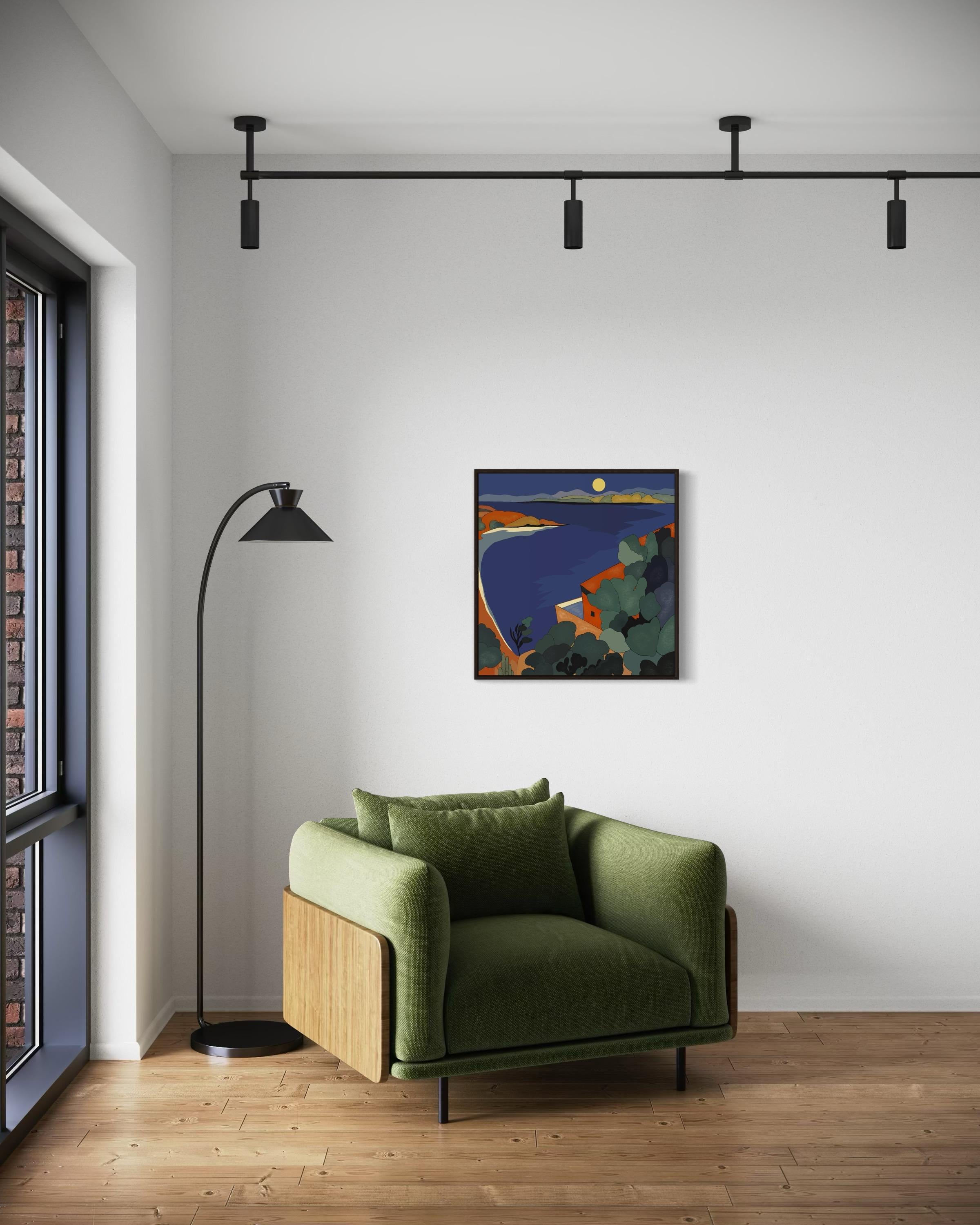 Seascape , 70x70cm, print on canvas 
Edition 20 pcs.