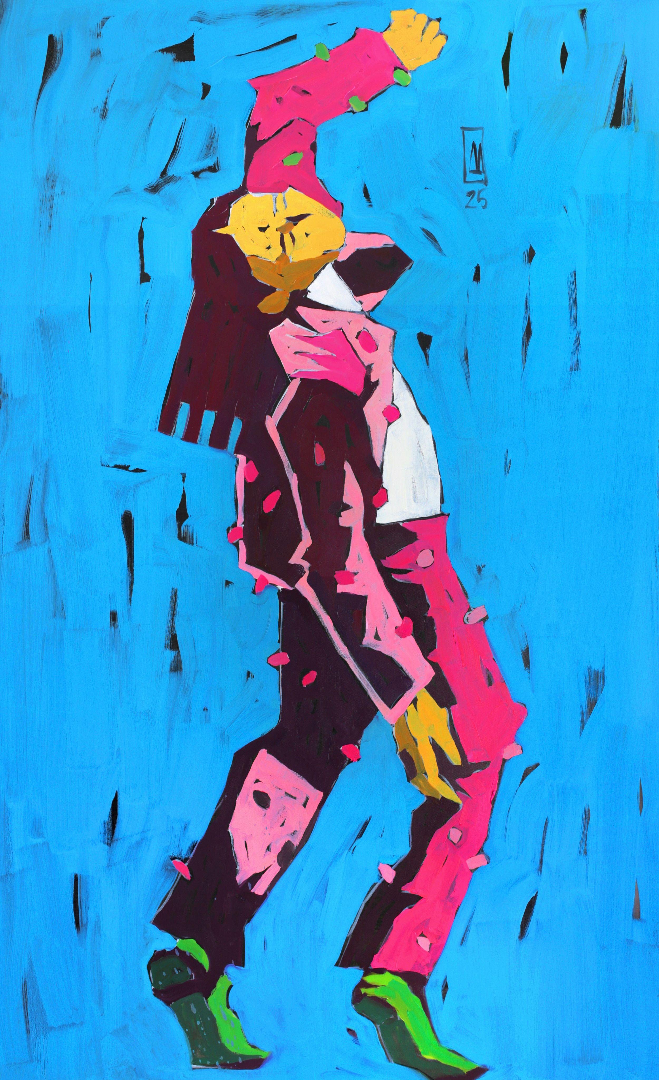 Anastasiia Danilenko Figurative Painting - Culmination , 150x90 cm, oil on canvas