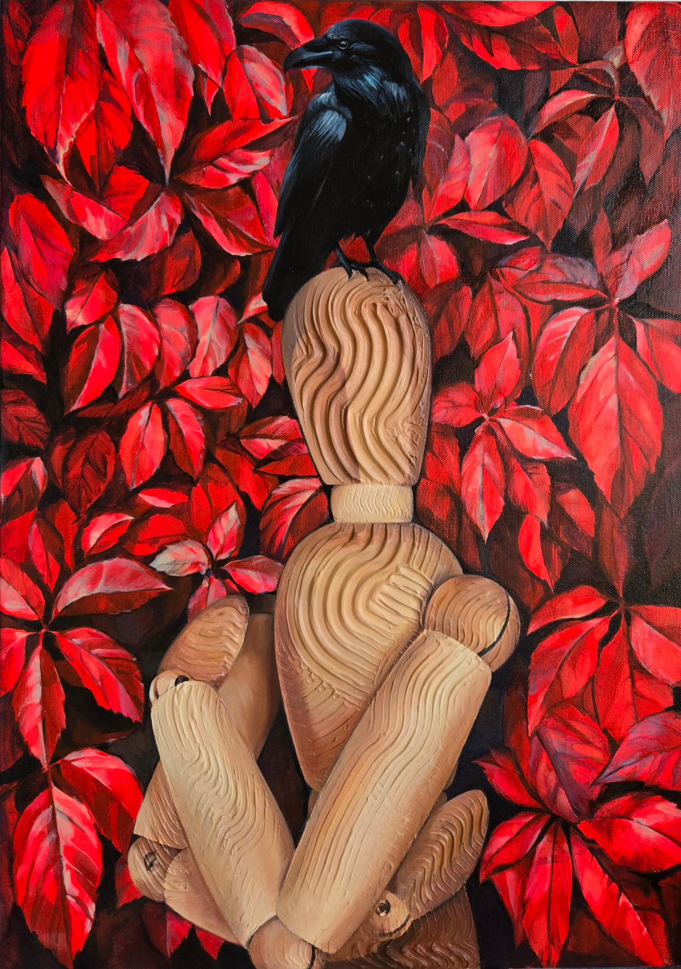 La série Human Pet, 70x50 cm, acrylique sur toile