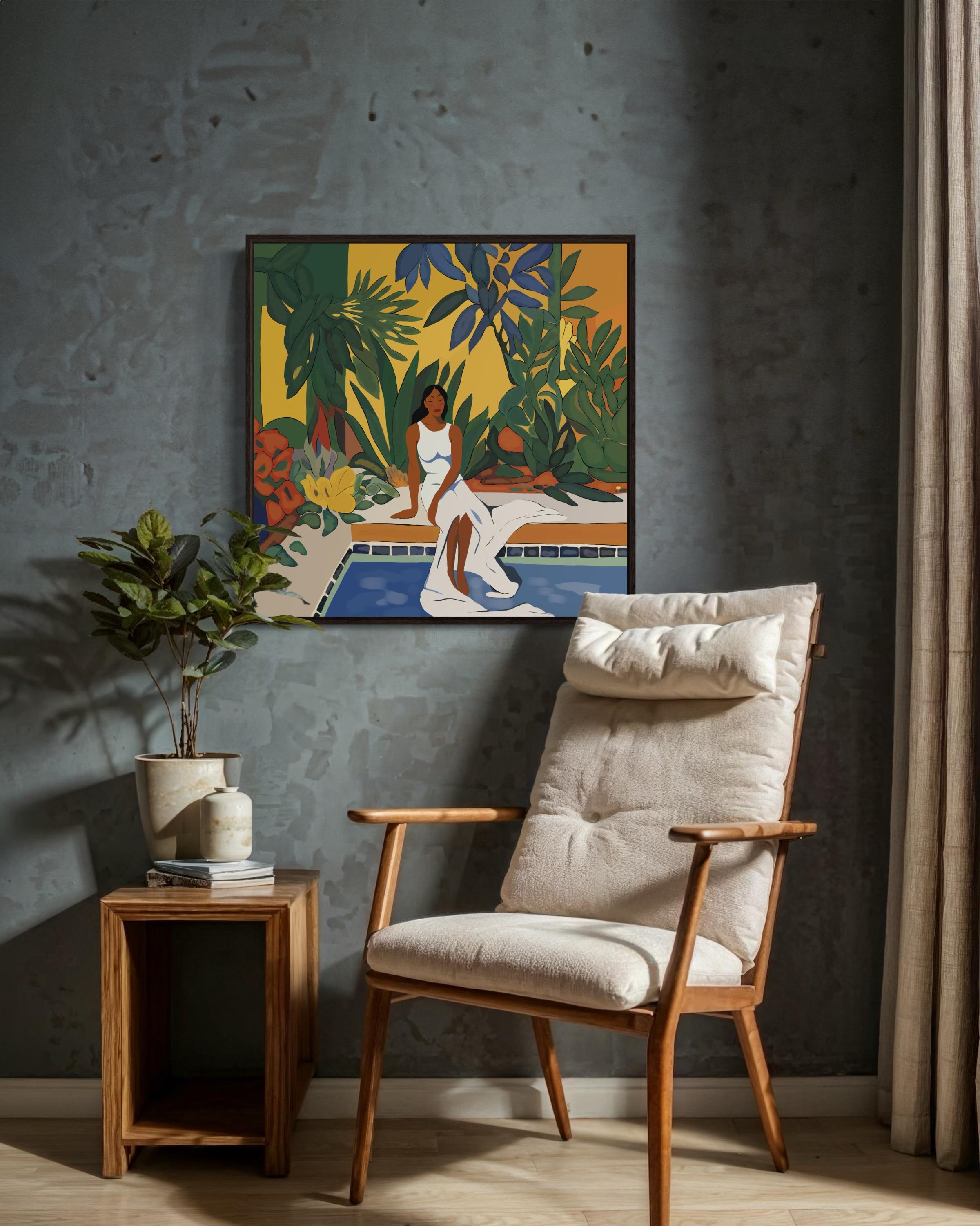 Summer time , 70x70cm, print on canvas.Edition 20 pcs. For Sale 3