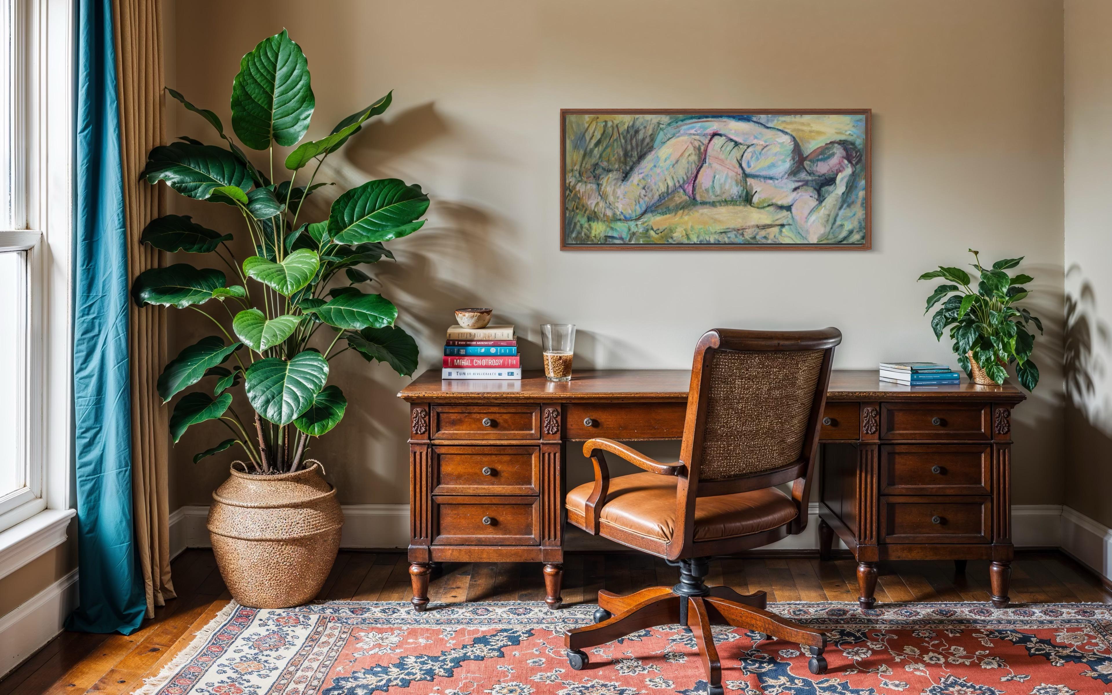 Luce reclinata, 55x120 cm, acrilico su tela in vendita 1