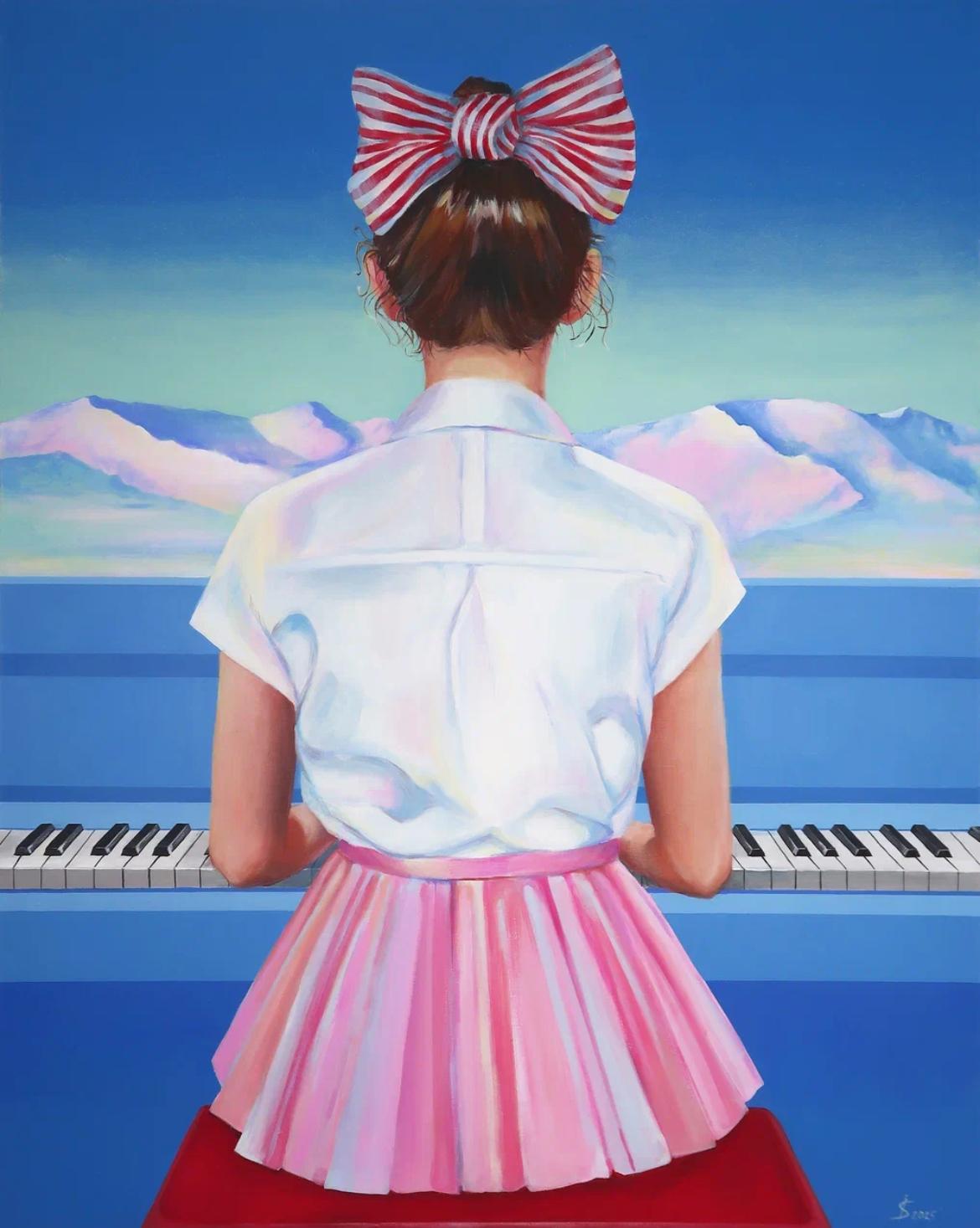 Silence, 100x80cm, acrylic on canvas