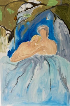 Alexandra Strogonova - “The Lovers”, 60x40cm, acrylic, pastel, canvas “The Lovers”, 60x40cm, acrylic, pastel, canvas