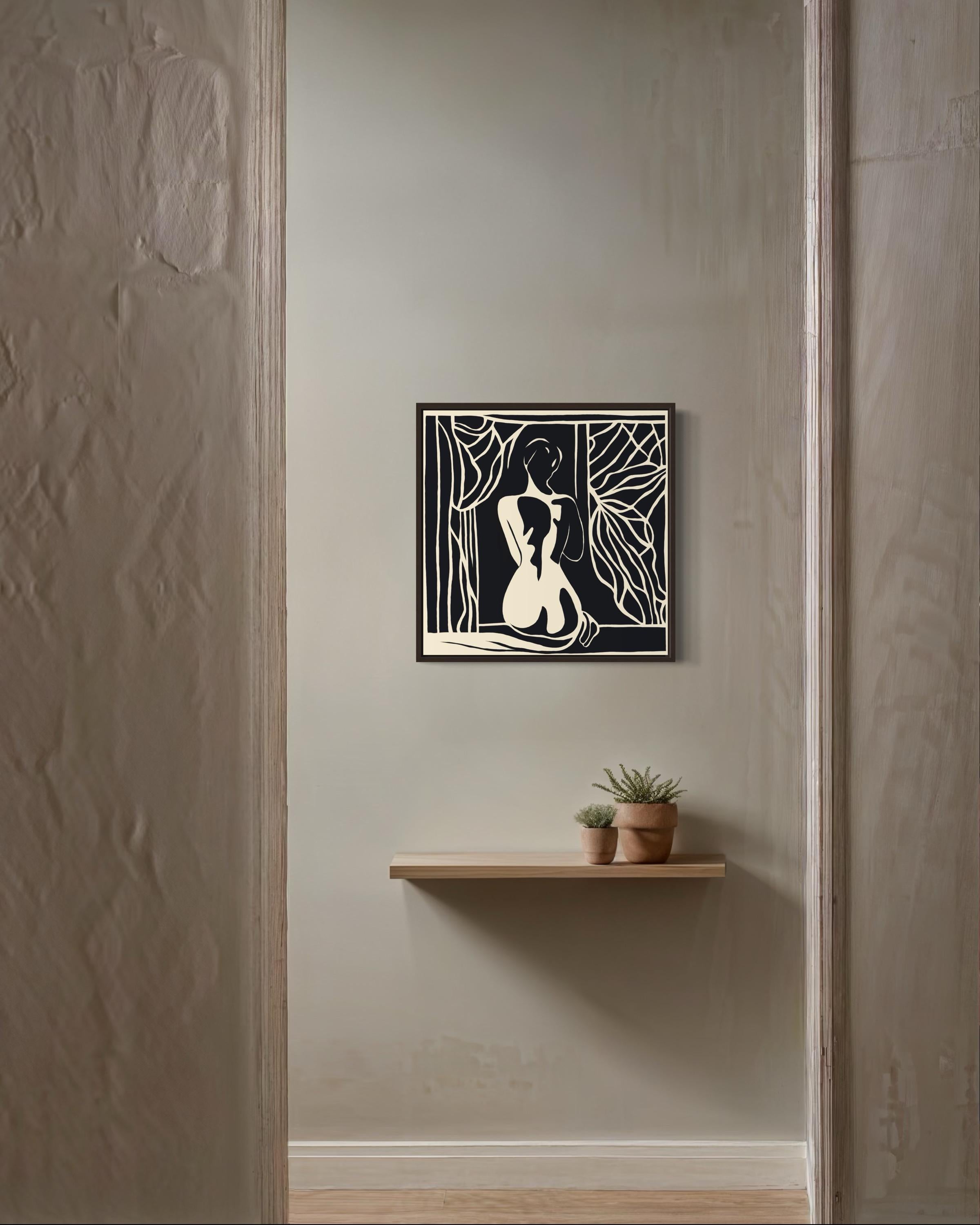 Nudo, 50x50cm, stampa su tela. Edizione 20 pezzi. in vendita 4