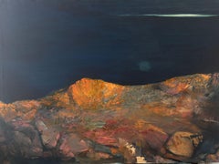 Paesaggio di montagna , 110x80cm, olio su tela